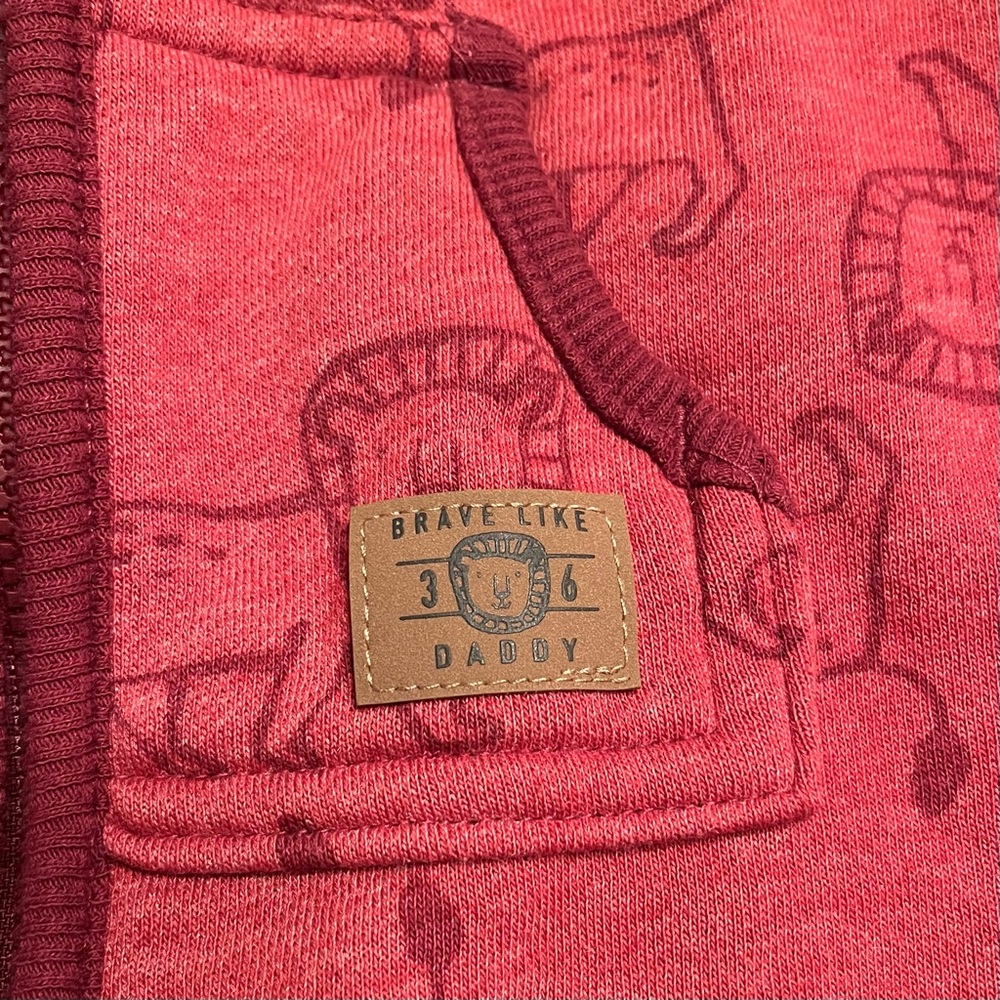 •Carter’s• Little Lion Fleece Jumpsuit - Size 9 Months - Picture 4 of 8